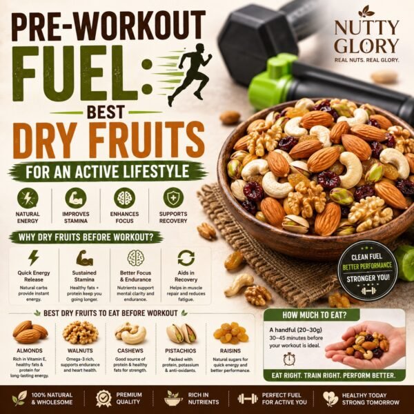 pre workout fuel dry fruits