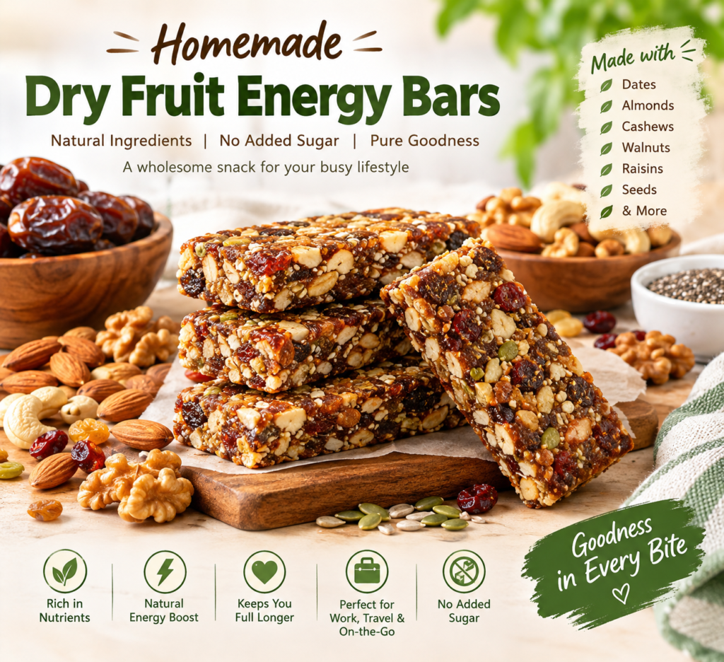 dry fruit energy bar