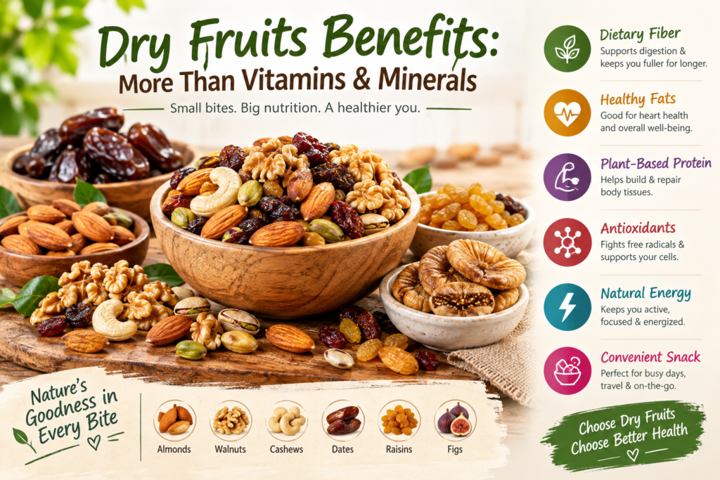 dry fruit benefit more than vitamin&minerals