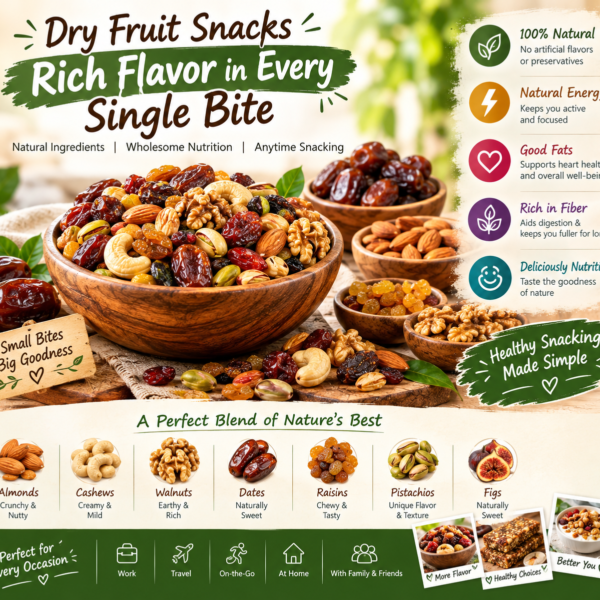 dry fruit snacks rich flavor in every single bite