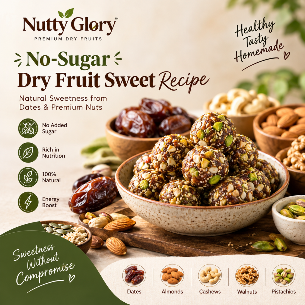 NO SUGAR DRY FRUIT RECIPE
